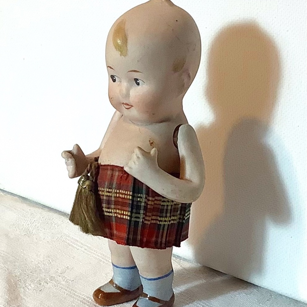 Antique Porcelain Scottish doll